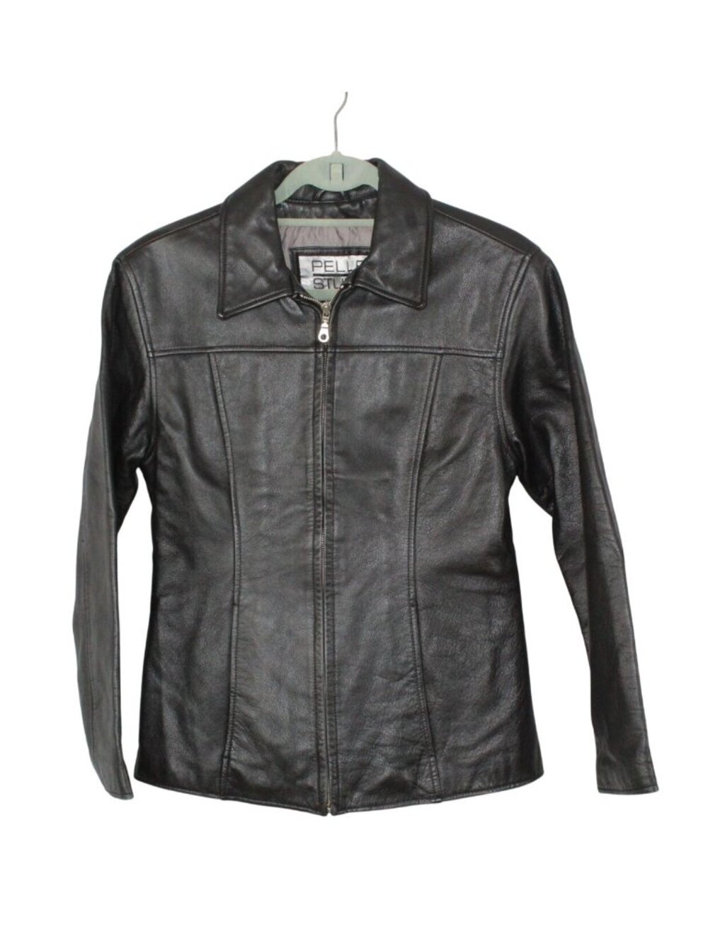 Wilsons Pelle Studio Black Genuine Leather Jacket Thinsulate Size Medium